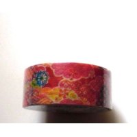 Decorative Craft Washi Masking Tape Sticker Yuzen Pattern Wide New