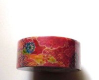 Decorative Craft Washi Masking Tape Sticker Yuzen Pattern Wide New