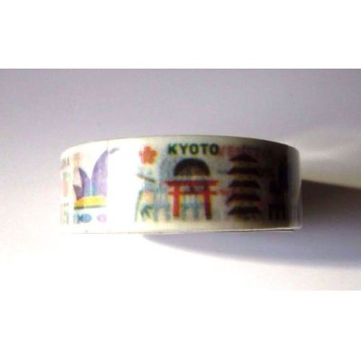 Photo2: Decorative Craft Washi Masking Tape Sticker World Traveling New Asia US EU