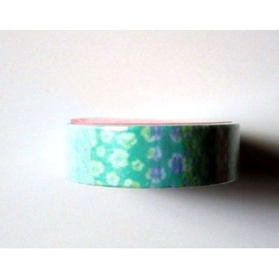 Photo2: Decorative Craft Washi Masking Tape Sticker Shibori Yagasuri Sakura Pattern New