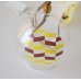 Photo2: Furin Glass Wind Chime Retro Yellow Japan Brand New (2)