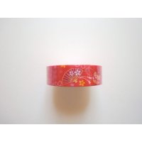 Decorative Craft Washi Masking Tape Sticker Fan Mari Red Brand New