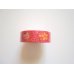 Photo2: Decorative Craft Washi Masking Tape Sticker Fan Mari Red Brand New (2)