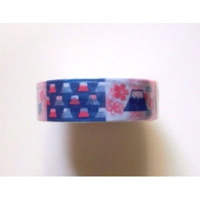 Photo2: Decorative Craft Washi Masking Tape Sticker Japan Mt.Fuji Sakura