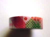 Decorative Craft Washi Masking Tape Sticker Yuzen Sakura Pattern New