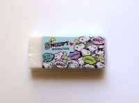 Peanuts Snoopy Woodstock Scented Eraser Brand New White Green