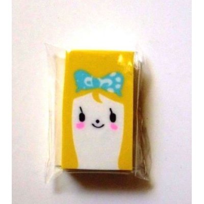 Photo1: Eraser Toy Transformation Eraser Girl Brand New