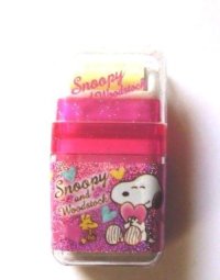 Peanuts Snoopy Roller Eraser Brand New Pink