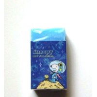 Peanuts Snoopy Matomarukun Eraser Space Blue the Scent of Strawberry Brand New