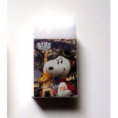 Photo2: Peanuts Snoopy Movie Paris Woodstock Matomarukun Eraser Brand New