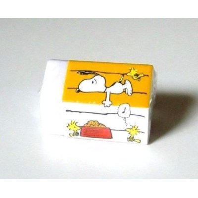 Photo3: Peanuts Snoopy Eraser Brand New House Yellow