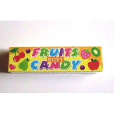 Photo1: Eraser Toy Fruits Soft Candy the Scent of Peach Brand New