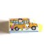 Photo2: Peanuts Snoopy School Bus Eraser Brand New Yellow (2)