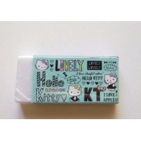 Sanrio Hello Kitty Eraser Brand New Green White