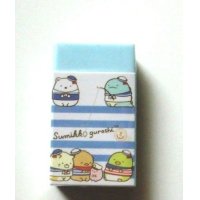 San- X Sumikko Gurashi Eraser Summer Stripe Brand New