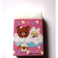 San-X Rilakkuma Rilakuma Eraser Bubble Bath Brand New Pink