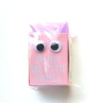 Eraser Toy Pink Enjoy the Little Things Brand New