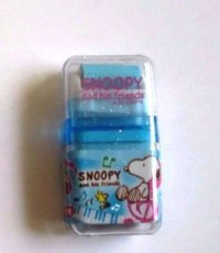 Peanuts Snoopy Roller Eraser Brand New Blue