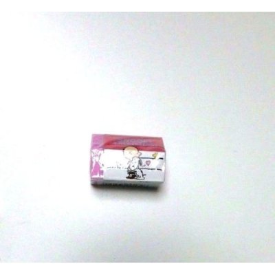 Photo2: Peanuts Snoopy & his Friends Eraser Brand New House Pink Blue