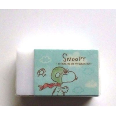 Photo2: Peanuts Snoopy Woodstock Matomarukun Eraser Brand New Pilot