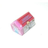 Peanuts Snoopy & his Friends Eraser Brand New House Pink Blue