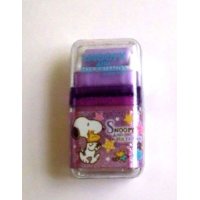 Peanuts Snoopy Roller Eraser Brand New Purple