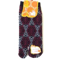 Japanese Geta Split-toe Tabi Socks Shibori Pattern Kimono Yukata Brand New