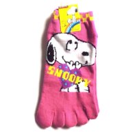 Peanuts Snoopy Japanese Geta Split-toe Tabi Socks Pink Kimono Yukata