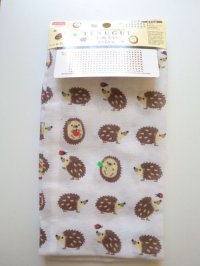 Tenugui Cotton Hand Cloth Hedgehog 100% Cotton Brand-New