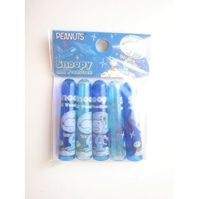 Photo1: Peanuts Snoopy Pencil Caps Space Blue Brand New