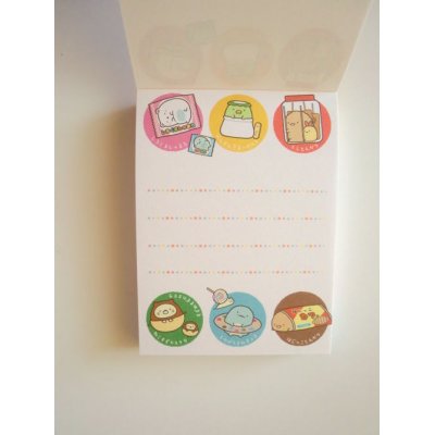 Photo2: San- X Sumikko Gurashi Mini Memo Pad Dagashi Sweets Brand New