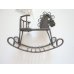 Photo1: Miniature Iron Horse Rocking Chair Brand New (1)