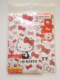 Sanrio Hello Kitty Mini Letter Set Ribbon Red New