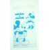 Photo1: Disney Mickey Minnie Mouse Plastic Bags with sticky tape 30 pcs Blue Brand New (1)