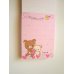 Photo2: San- X Rilakkuma Korilakkuma Mini Memo Pad Heart Pink Brand New (2)