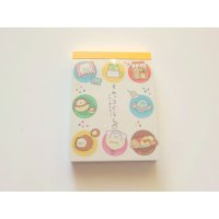 San- X Sumikko Gurashi Mini Memo Pad Dagashi Sweets Brand New