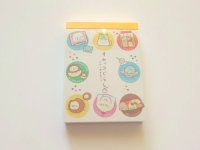 San- X Sumikko Gurashi Mini Memo Pad Dagashi Sweets Brand New