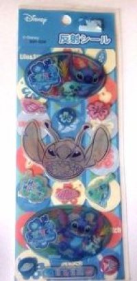 Disney Stitch Reflection Sticker Brand-New Blue