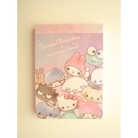 Sanrio Characters Hello Kitty Little Twin Stars Kiki & Lala etc Mini Memo Pad Brand New