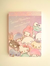 Sanrio Characters Hello Kitty Little Twin Stars Kiki & Lala etc Mini Memo Pad Brand New