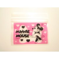 Disney Minnie Mouse Ziplock Bags 25pcs Pink M Brand New