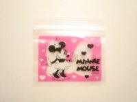 Disney Minnie Mouse Ziplock Bags 30pcs Pink S Brand New