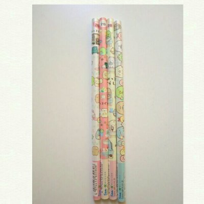 Photo1: San-X Sumikko Gurashi Pencil 2B 4pcs Set Cafe Brand New