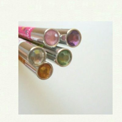 Photo2: San-X Rilakkuma Crystal Pencil 5 pcs Set Brand New