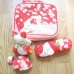 Photo3: Japan Chirimen Crape Works Cat Pouch Kimono New (3)