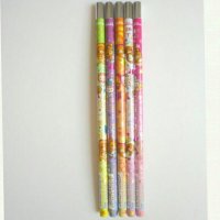 San-X Rilakkuma Crystal Pencil 5 pcs Set Brand New