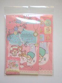 Sanrio Little Twin Stars Kiki & Lala Letter Set Brand New 