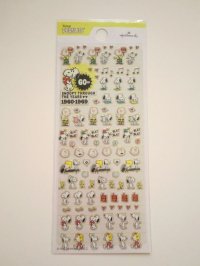 Peanuts Snoopy Vinyl Stickers 60s Brand New