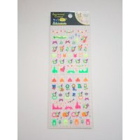 San-X Sentimental Circus Highlighter Vinyl Stickers Brand New 