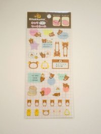 San-X Rilakkuma Schedule Mark Vinyl Stickers Brand New 